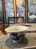 Yu Zhi Lou" Studio Hand- painted Imperial "Cloud Dragon" Ya Shou Bei（Flared Teacup）